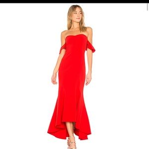 Likely Sunset Gown in Scarlet